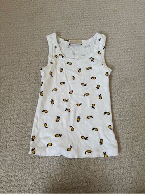 LA Relaxed small lemon Tank Top
